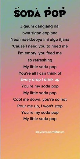 Saja Boys – Soda Pop song (Lyrics) #songlyrics #lyrics #sodapop #kpopdemonhunters
