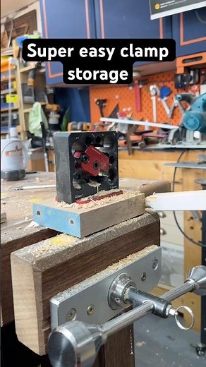 Super easy clamp storage
