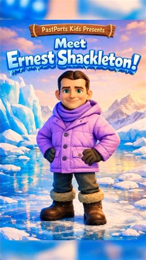 Who Was Ernest Shackleton?❄️| The Brave Antarctic Explorer 🌍 #pastportskids #historyforkids