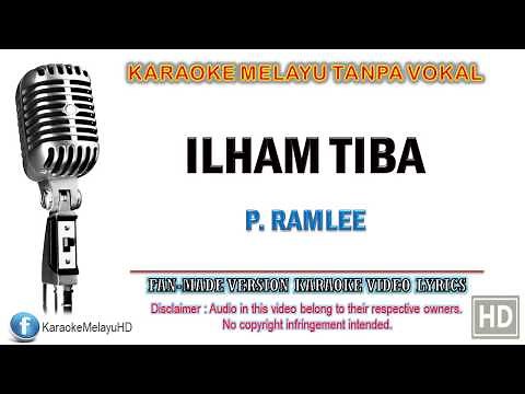 P. Ramlee & Saloma - Ilham Tiba | Karaoke | Tanpa Vokal | Minus One | Lirik Video HD