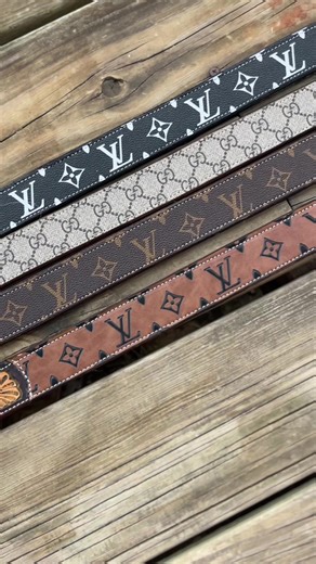 Handcrafted Leather Cowboy Belts Available for Purchase
