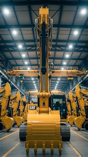 Inside the Caterpillar Factory 🏗️ | How Giant Excavators Are Made
