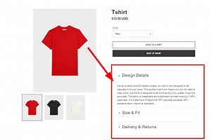 Shopify - How To Create Collapsible Accordion for Product Description