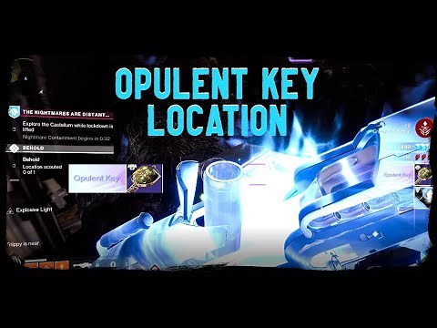 Destiny 2 Opulent Key Pleasure Garden Among The Ruins Location