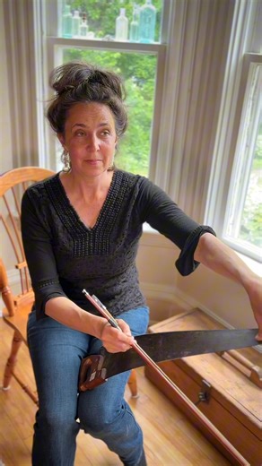 “Oh you’re a musician! What instrument do you play?” 🪚 #musicalsaw #singingsaw #folkmusic #nostalgia | Molly Whuppie Music