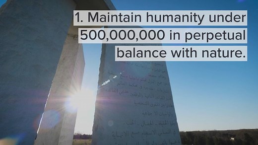 Georgia Guidestones: The Ten Guiding Principles