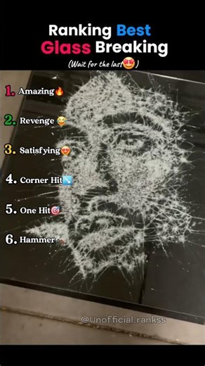 Ranking The Best Glass Breaking Videos🔥 #shorts #glasscutting #satisfying #memes #fyp #usa #viral