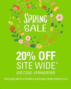 16 reactions · 6 comments | April showers bring May power. Use code SPRINGFEVER for 20% OFF the industry’s most powerful electric tools just in time for spring cleaning.✨ Shop now. https://bit.ly/3FsuPXC Exclusions apply. Only valid on GreenworksTools.com. Ends 5/11. #Greenworks #GreenworksTools | Greenworks | Facebook