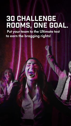Your next team building day out just got an upgrade! 📈✅ Take on our 30 challenge rooms and show your colleagues who the real legend is! 🔥 Team ready? Prove it! 🧠🎯💪 Plan the ultimate team day out 👇https://bit.ly/3L9jrqu | Ultimate Challenges