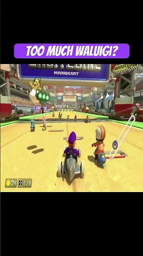 Too much #waluigi #mariokart #mariokart8deluxe #gaming #onlinegaming #nintendo