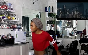 国外疯狂小哥观看蔡依林《你也有今天》mv的reaction视频