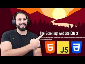 🤯Efecto Desplazamiento (Scroll effect) usando HTML CSS y Javascript