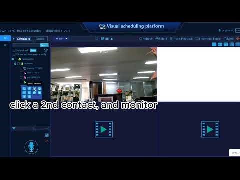 The visual dispatching system provides a safe and efficient solution for public security