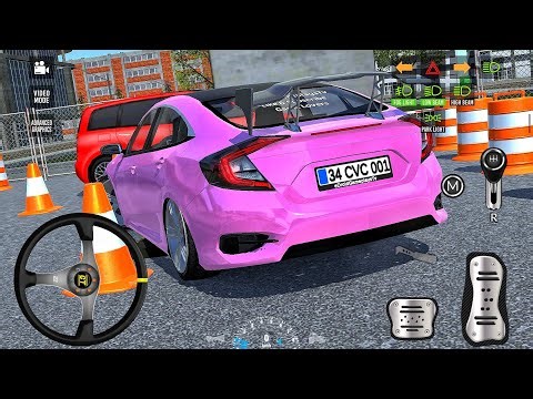 New Parking Simulator 2026 - Extreme Honda Civic Parking License Game - Car Game Android Gameplay