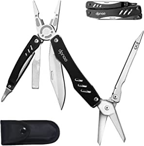 Multi Portable Folding Pocket Knife Pliers Screwdriver Cutter Stainless Steel Survival Tool