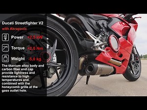 Top 7 Full Exhaust Sound DUCATI Streetfighter V2 / Akrapovic, Arrow, SC Project, Vandemon, Revoc SP