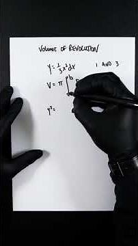 Integration: Volume of Revolution #integration #alevelmaths #integrationformulas