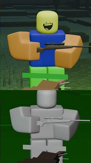 My viewport vs render #roblox #99nightintheforest