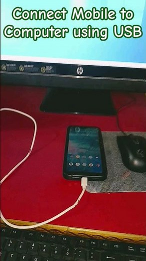 Connect Mobile to Computer using USB #connect #mobile #computer #usb #mobiledata #internet
