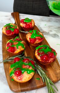 Perfect Holiday Breakfast! I show you how to make the perfect holiday breakfast in just a few minutes using charries. #christmas #holidays | Cooking and Crafting with V