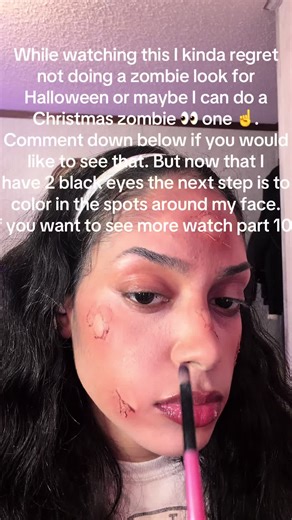 Easy frostbite 🥶 makeup. Part 9. #tiktok #trending #makeup #viral #fyp