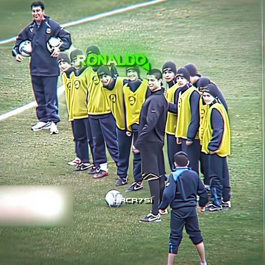 Ronaldo Meets A Talented Kid Freestyler Fan 🥶