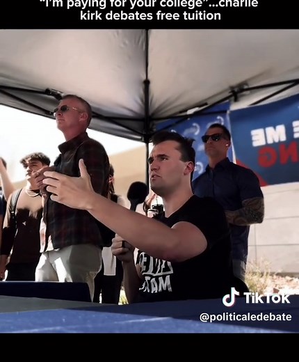Charlie Kirk's Debate on Free Tuition and Student Debt