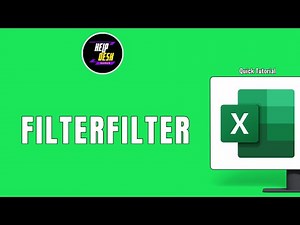 HOW TO FILTER IN EXCEL