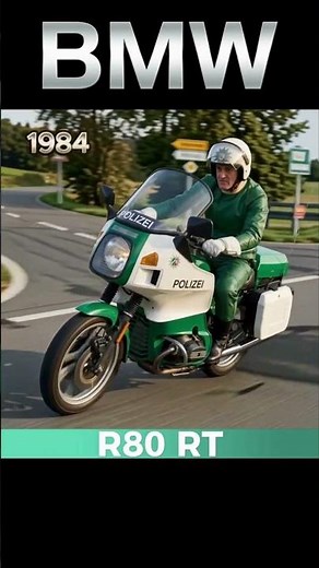 BMW Police Motorcycles Evolution — 90 Years