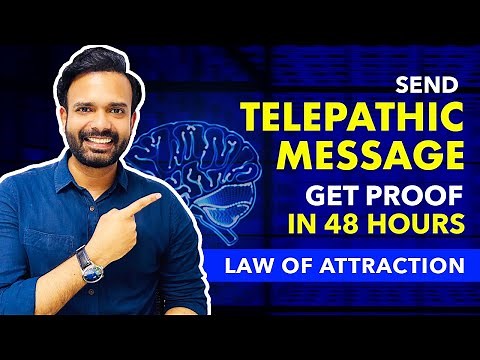 TELEPATHY Works in 48 Hours ✅ Send A TELEPATHIC MESSAGE To Anyone | Law of Attraction