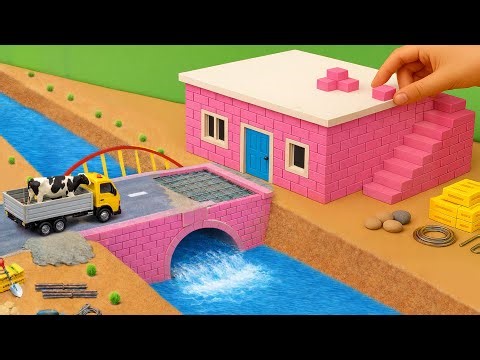 DIY Construction Science Project - Builds a Modern Brick Pool Tank After Thief Destroyed It