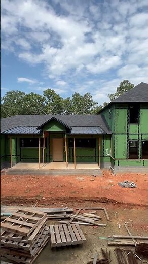 Massive Custom Home Build | Metal Roof, Shingles, Siding & Windows Finished!