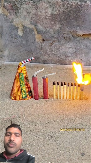 mini matchstick. #fireworks #ytshorts