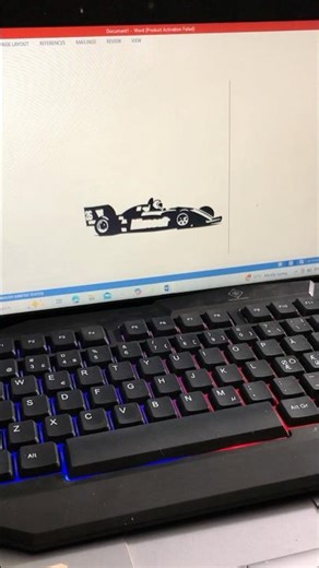 MS Word Shortcut key for Racing Car | Computer Shortcut key tutorial in English