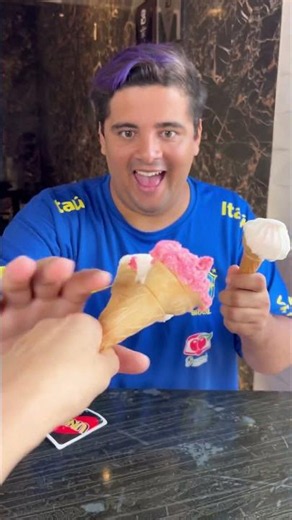 Uno mágico vs sorvete