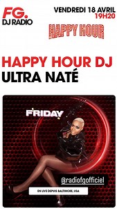 32 reactions · 17 shares | HAPPY HOUR this Friday? Yes. Please. And thank you!! Tune in for my set this Friday 4/19 @radiofgofficiel | 7:20pm CET | 1:20pm ET | Ultra Naté | Facebook