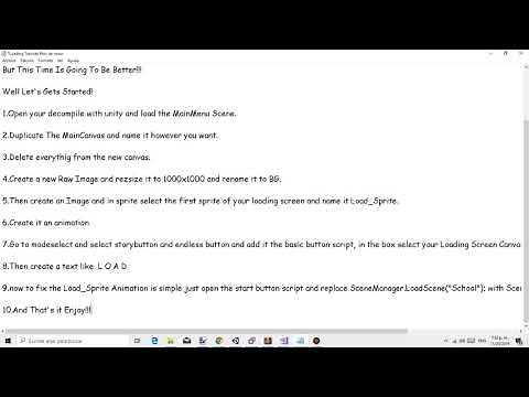 How To Add A Loading Screen To Your Baldi's Basics Decompile! (Fixed!)