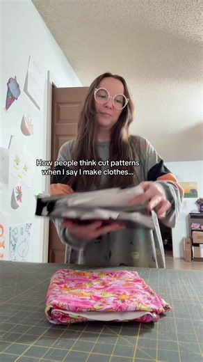 I will cry if I ever have to use paper patterns again 😅 | Cutting Clothes