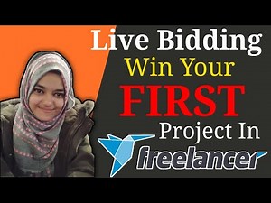 Freelancer Live Bidding || How to bid your first project