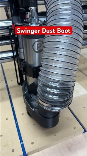 Swinger dust boot on the OneFinity CNC