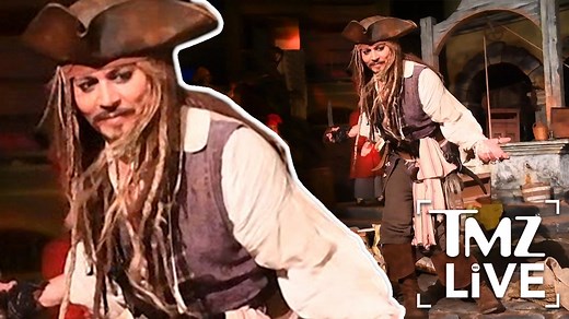 Johnny Depp: Disneyland Surprise I TMZ LIVE