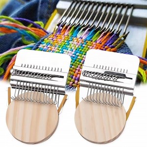 Metal Mini Loom | DIY Stitching & Darning Tool | Compact Weaving Kit - Etsy Canada