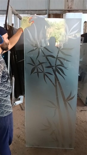 Bambo glass design with asid NR work 🌿🌿🌿#glasswork #glassart #shortvideo #shorts #viralvideo #viral