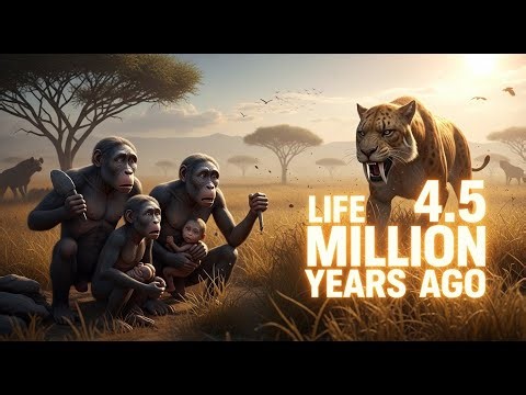 Life 4 .5 Million Years Ago | Predators & Primitive Humans!