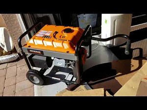 Generac RS5500 Generator test!