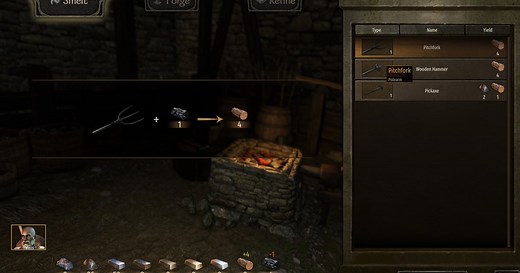 Mount & Blade II: Bannerlord smithing