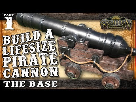 Build a cannon! Because everyone needs a pirate cannon prop.