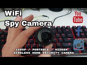WiFi Spy Camera,1080P Portable Hidden Cameras Wireless Home Security Small Camera