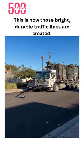 Sxrface ☠️ on Instagram: "- The post features a 30-second video of a specialized striping truck applying hot thermoplastic paint to roads, using a extendable arm with nozzles to extrude molten material that bonds instantly to asphalt for bright, reflective lines. - Thermoplastic markings incorporate glass beads during application, enhancing nighttime visibility up to 1,000 feet, as per Federal Highway Administration standards for retroreflectivity. - These lines typically endure 3-5 years under 