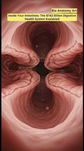 Inside Your Intestines:The $142 Billion Digestive Health System Explained|Bio Anatomy Art|Gut Health
